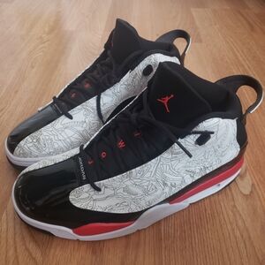 Mens Air Jordan Dub Zero 'Fire Red' Size 11 311046-162